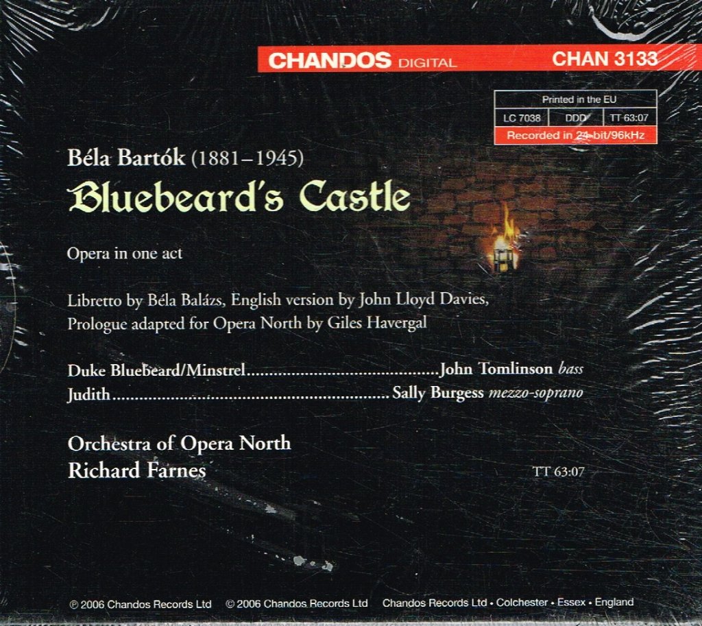 Bartok - Bluebeard's Castle - Cd