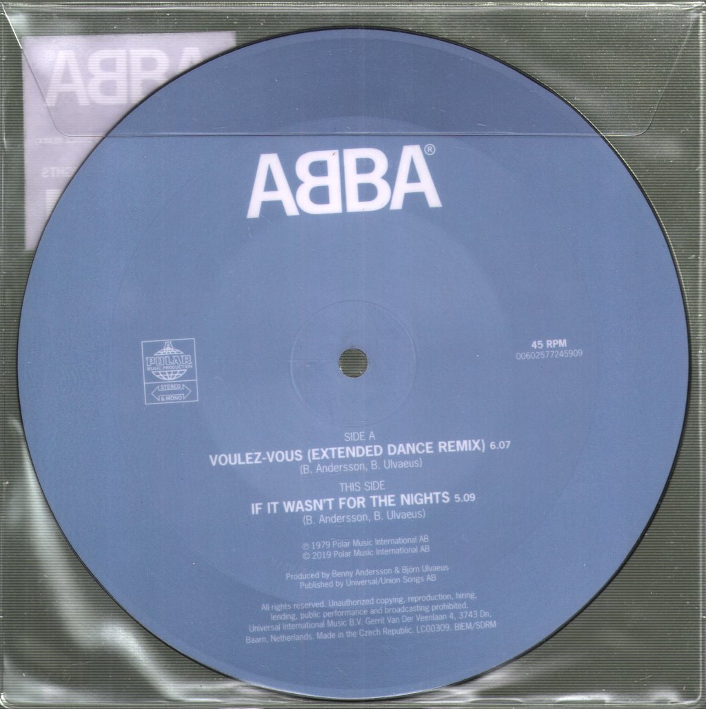 ABBA - Voulez-Vous (Extended Dance Remix) - 7 Inch