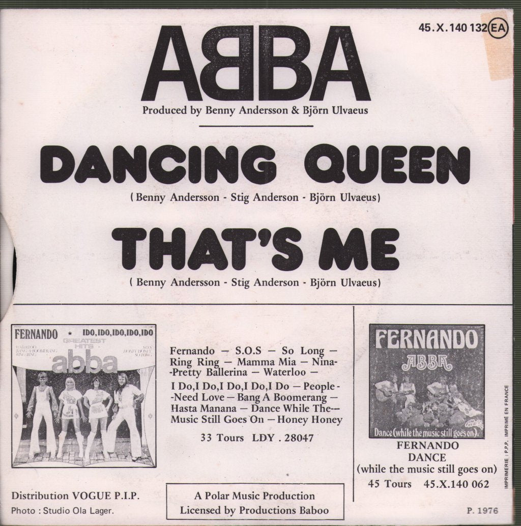 ABBA - Dancing Queen - 7 Inch