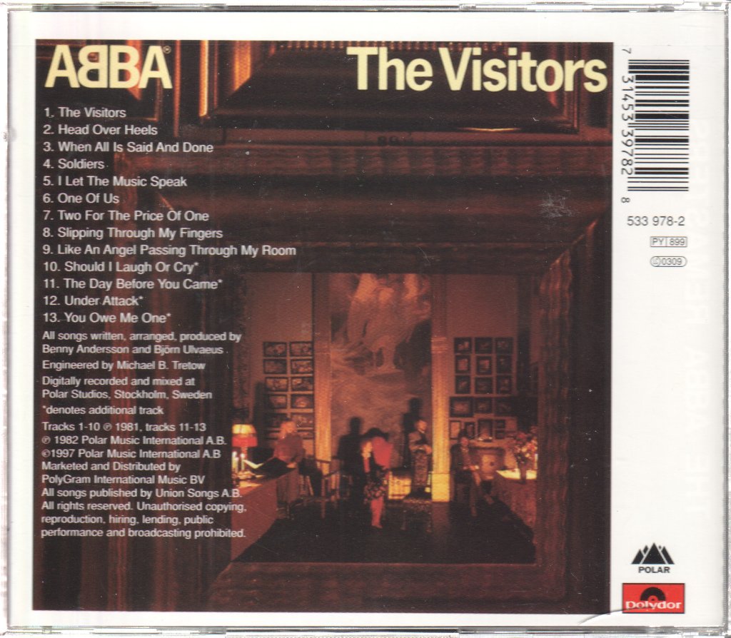 ABBA - Visitors - Cd