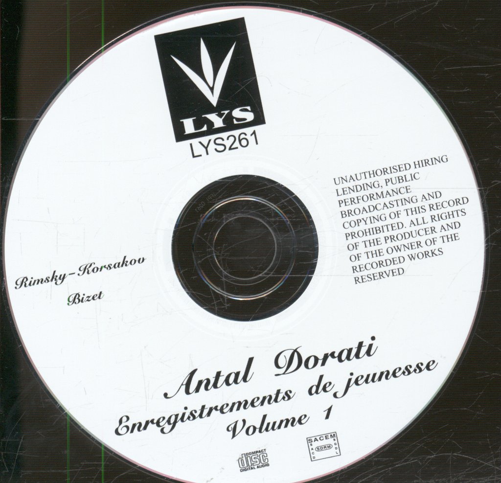 Antal Dorati - Enregistrements De Jeunesse Volume 1 - Cd