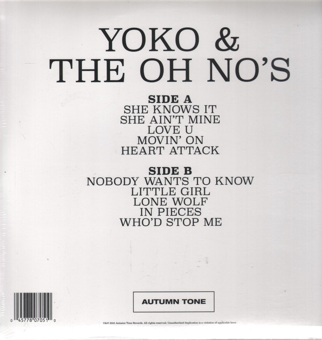 Yoko and the Oh No's - Yoko & The Oh No's - Lp