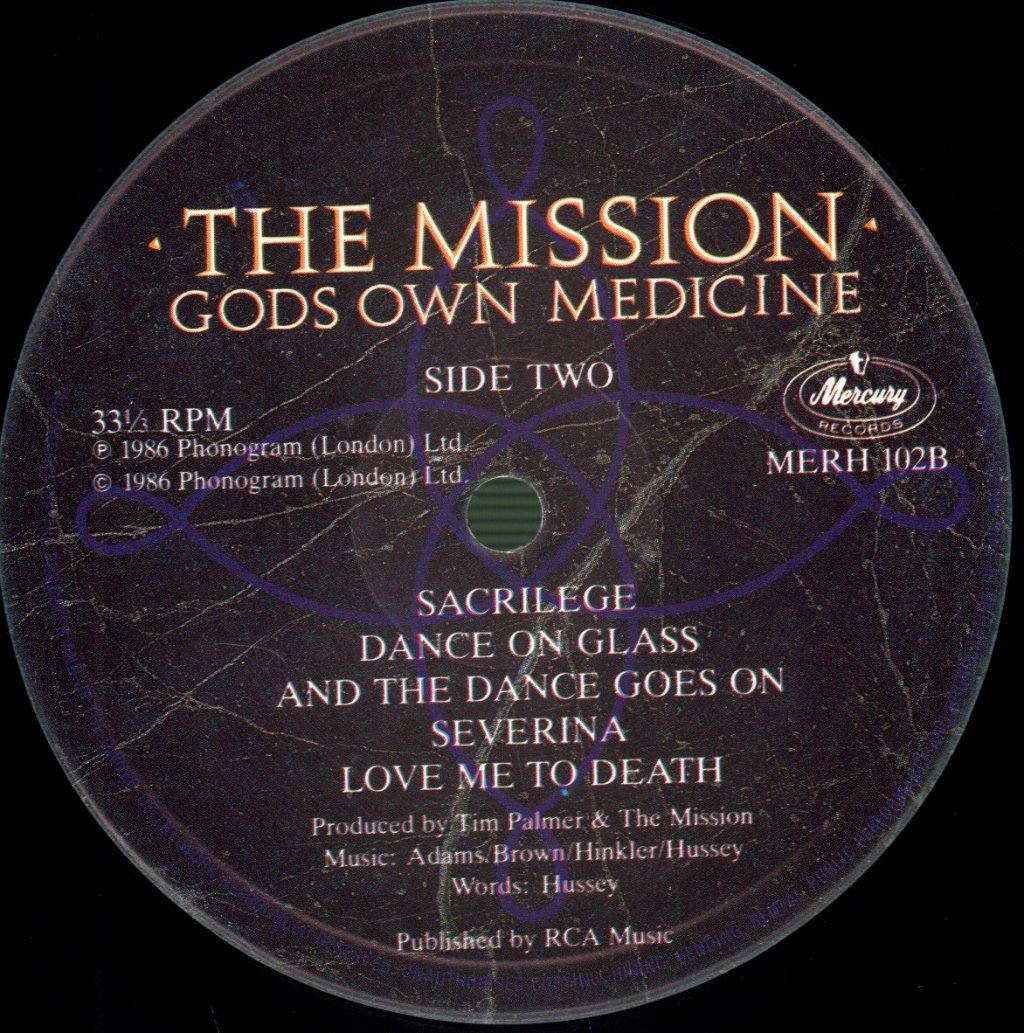 Mission - Gods Own Medicine - Lp