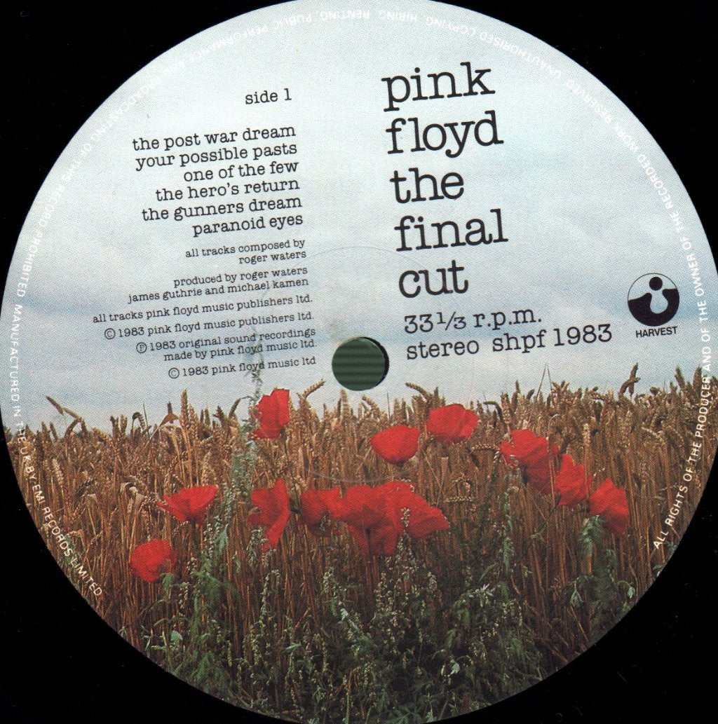 Pink Floyd - Final Cut - Lp