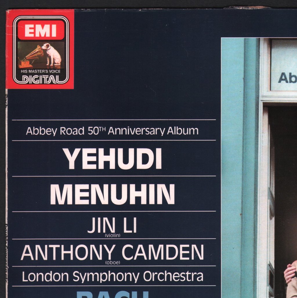 Yehudi Menuhin / Jin Li / Anthony Camden / London Symphony Orchestra - Bach - Violin Concerto In E / Concerto For Two Violins / Concerto For Violin And Oboe - Lp