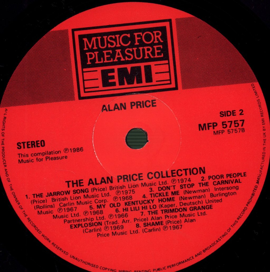 Alan Price - Alan Price Collection - Lp