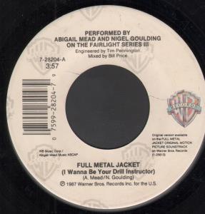 Abigail Mead And Nigel Goulding - Full Metal Jacket - 7 Inch