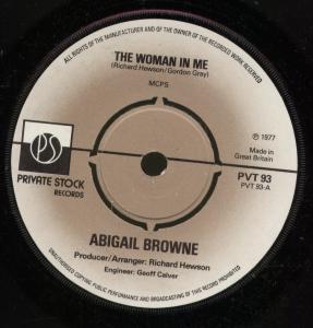 Abigail Browne - Woman In Me - 7 Inch