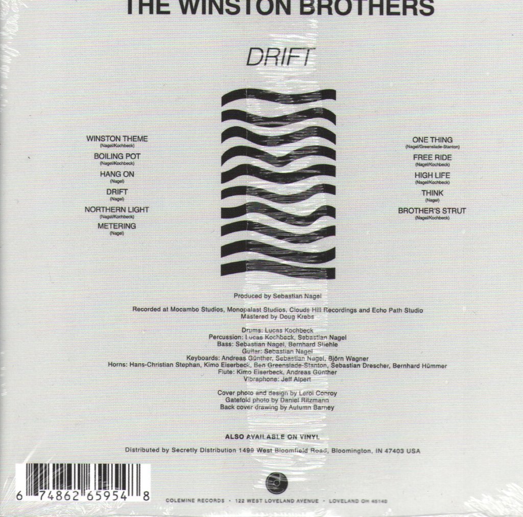 Winston Brothers - Drift - Cd