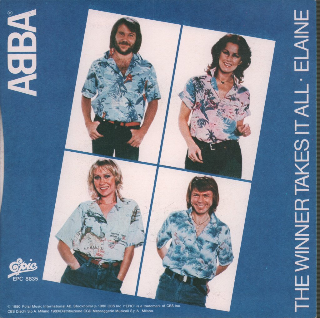 ABBA - Winner Takes It All / Elaine - 7 Inch