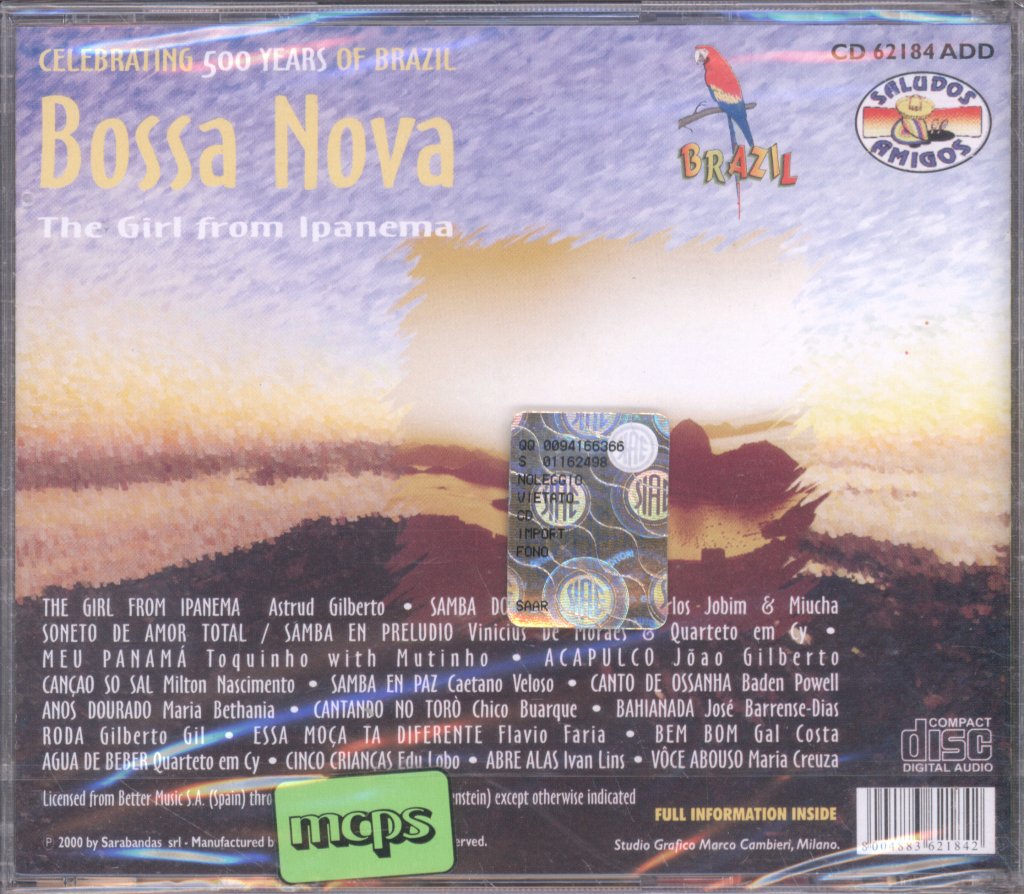 Various Artists - Celebrating 500 Years Of Brazil -Bossa Nova - Cd