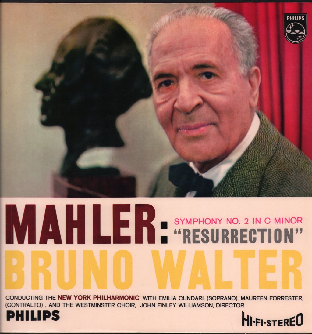 Bruno Walter / New York Philharmonic / Emilia Cundari / Maureen Forrester / Westminster Choir / John Finley Williamson - Mahler - Symphony No.2 In C Minor ''Resurrection'' - Double Lp