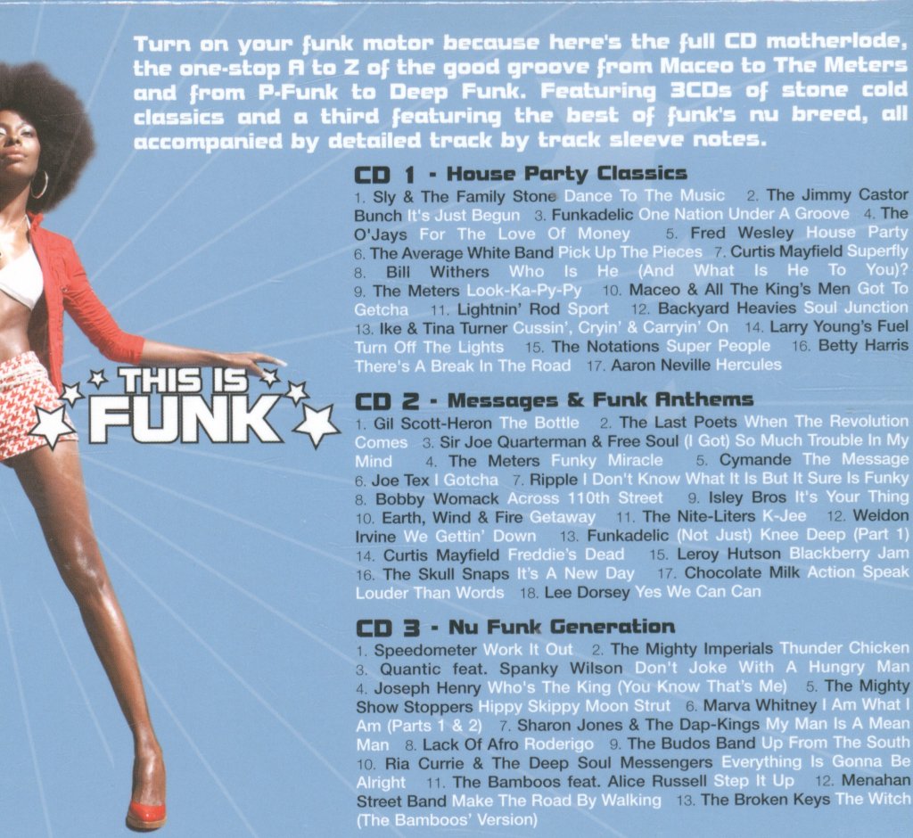 Various Artists - This Is Funk - Triple Cd