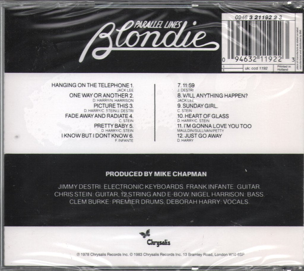 Blondie - Parallel Lines - Cd