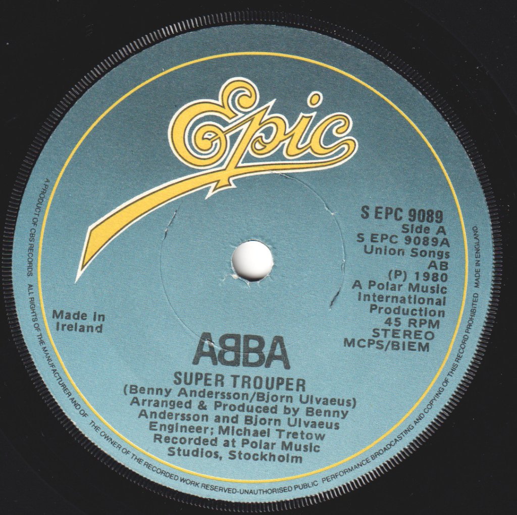 ABBA - Super Trouper - 7 Inch