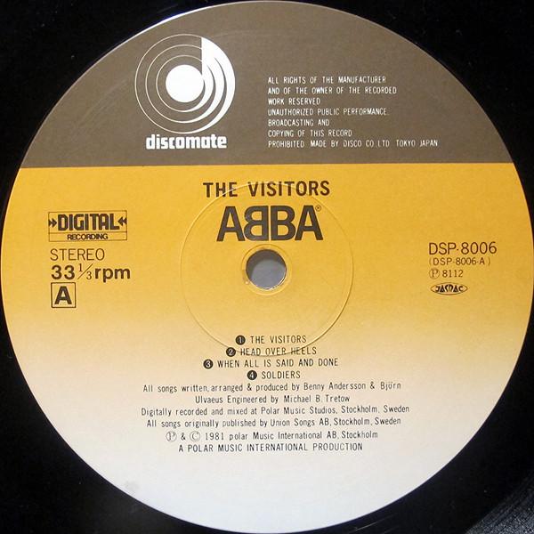 ABBA - Visitors = ザ・ビジターズ - Lp