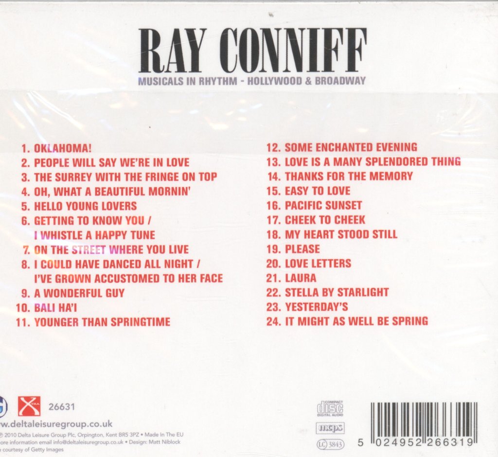 Ray Conniff - Musicals In Rhythm - Hollywood & Broadway - Cd