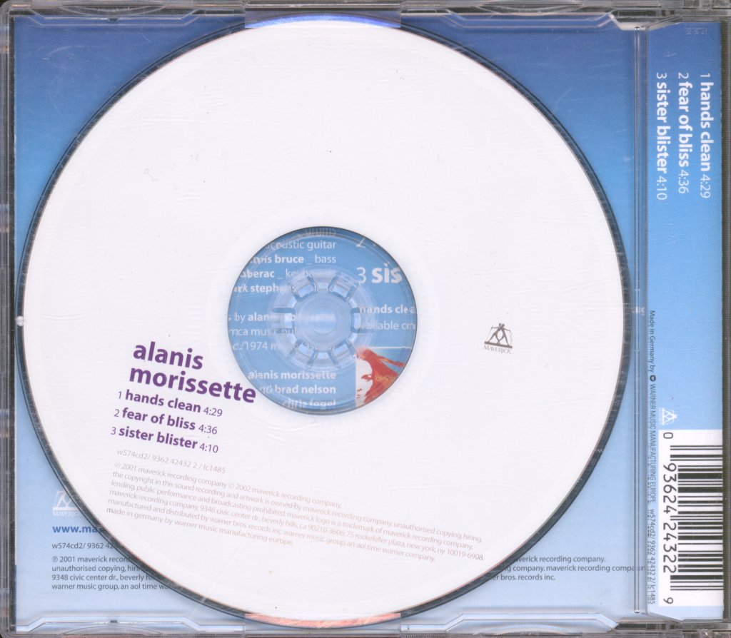 Alanis Morissette - Hands Clean - Cd