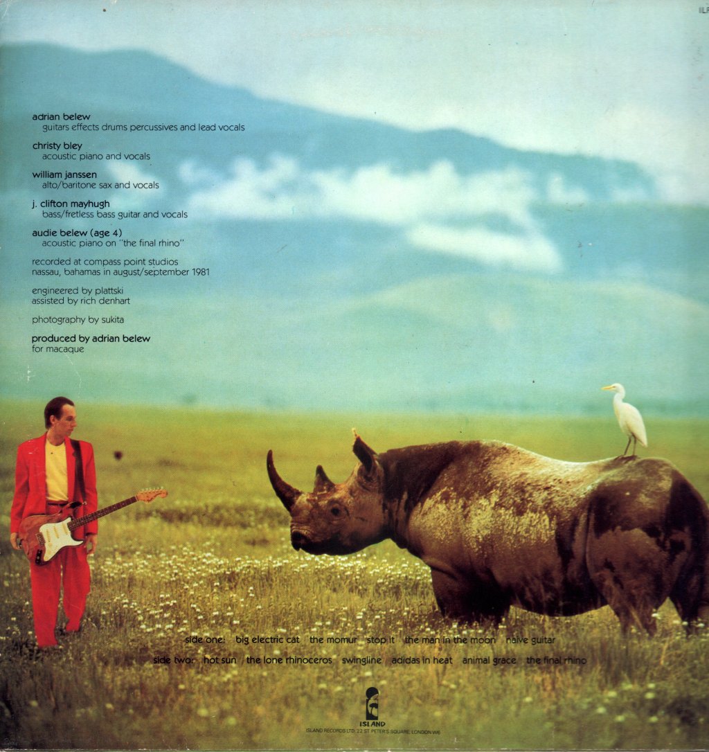 Adrian Belew - Lone Rhino - Lp