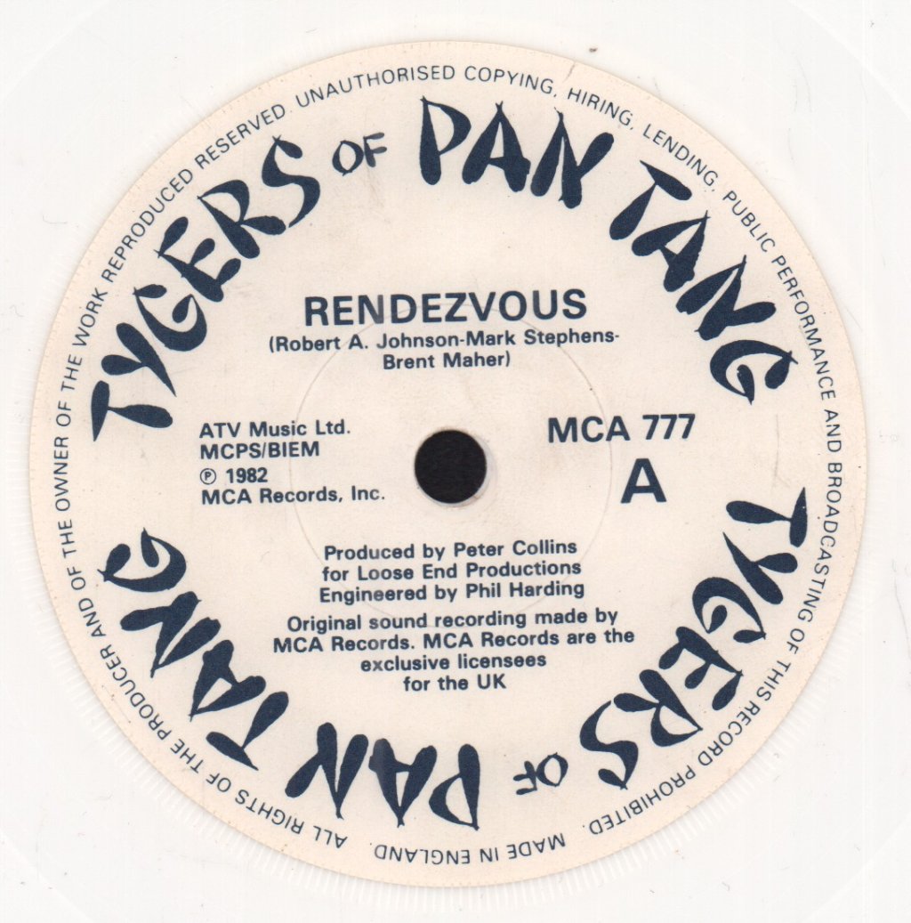 Tygers Of Pan Tang - Rendezvous - 7 Inch