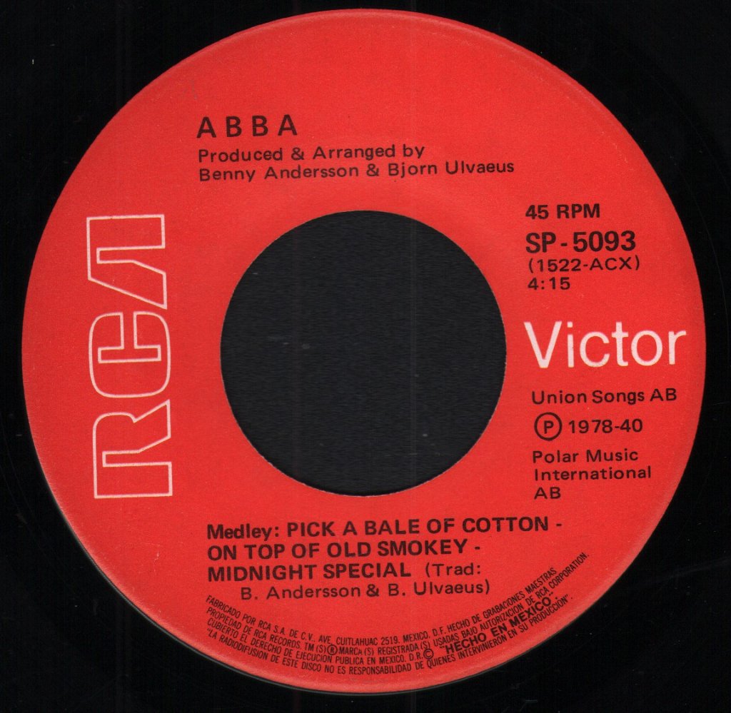 ABBA - Summer Night City - 7 Inch