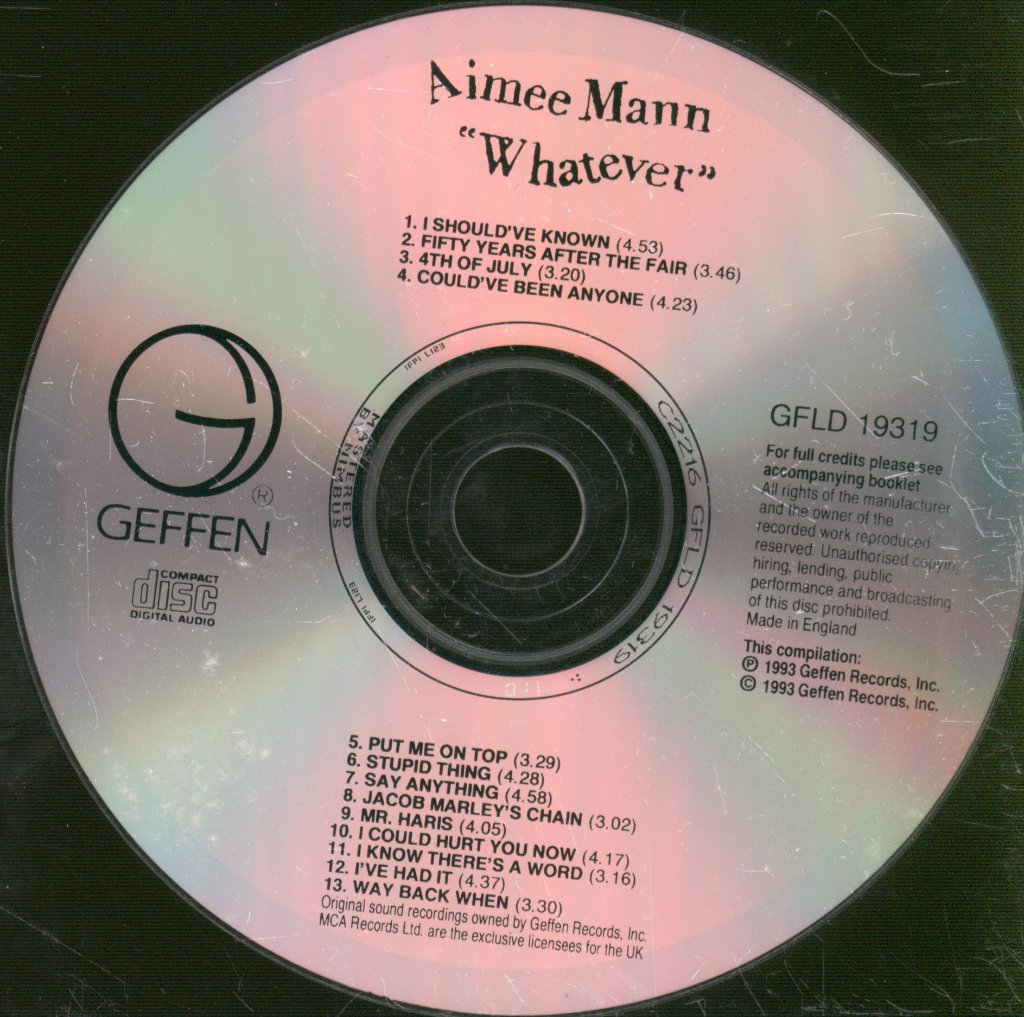 Aimee Mann - Whatever - Cd