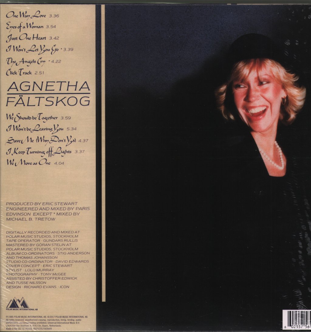 Agnetha Faltskog - Eyes Of A Woman - Lp