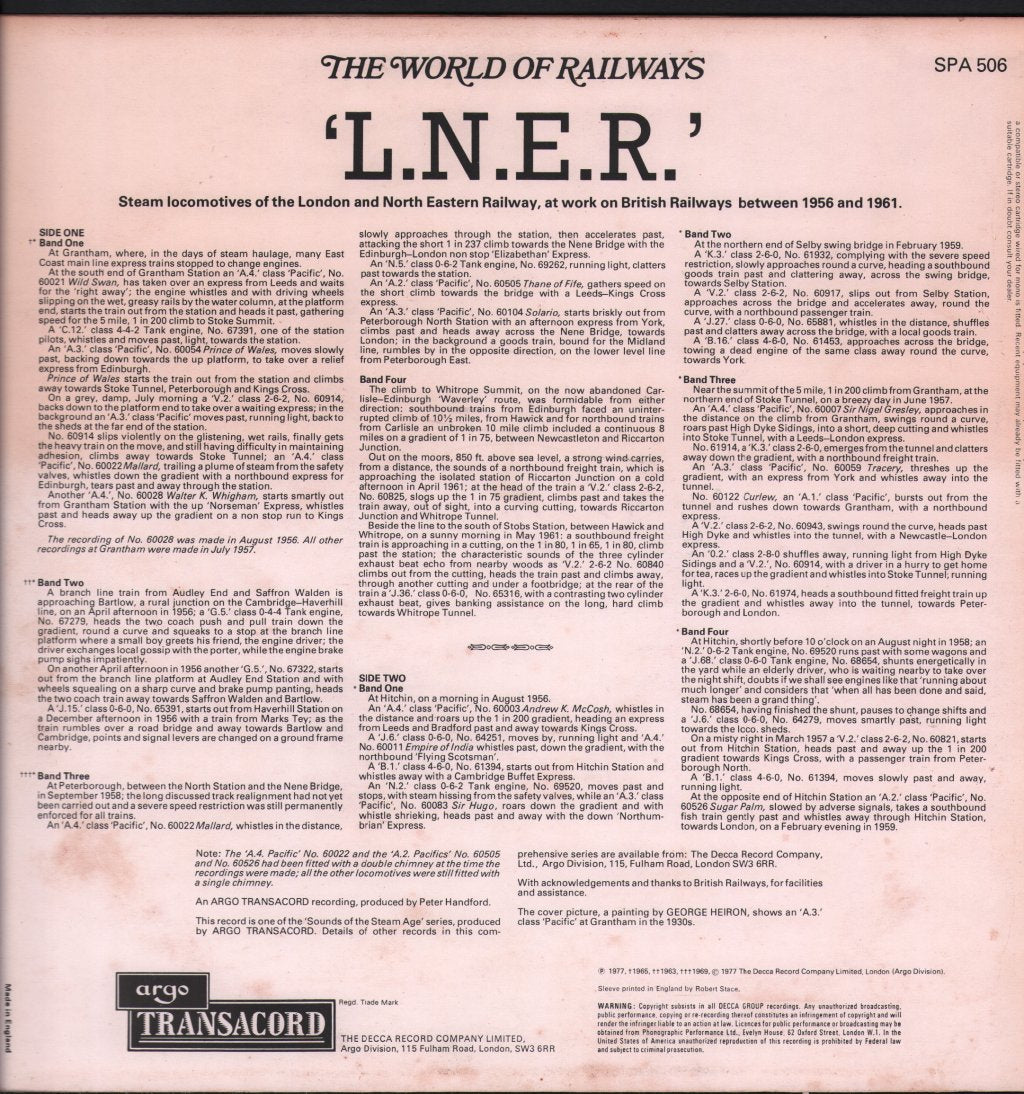 World Of Railways - L.N.E.R - Lp