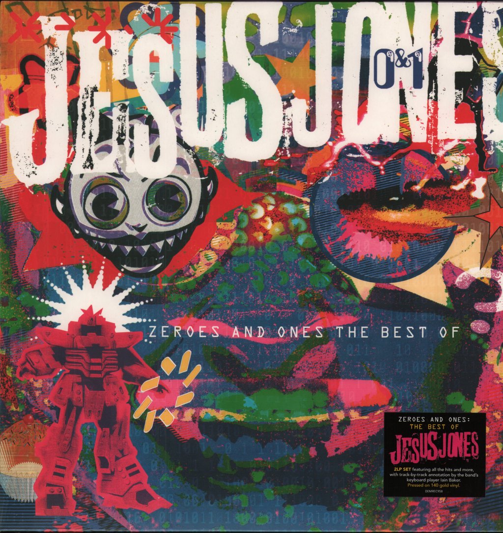 Jesus Jones - Zeroes And Ones - The Best Of - Double Lp