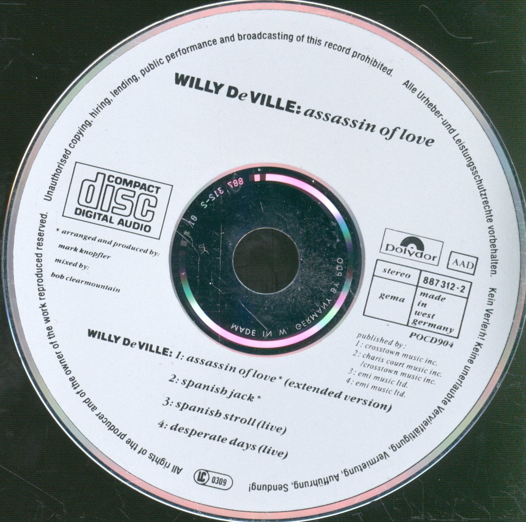 Willy Deville - Assassin Of Love - Cd