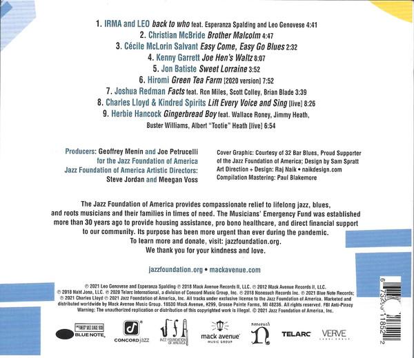 Various Artists - Relief: A Benefit For The Jazz Foundation Of America's Musicians' Emergency Fund - Cd