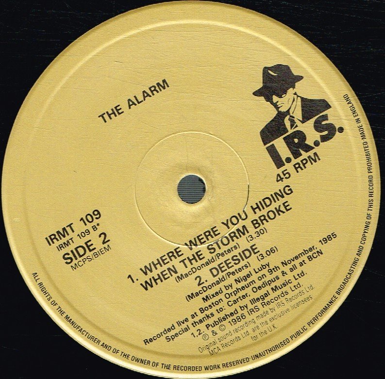 Alarm - Spirit Of '76 - 12 Inch