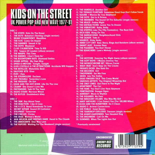 Various Artists - Kids On The Street (UK Power Pop And New Wave 1977-81) - Triple Cd