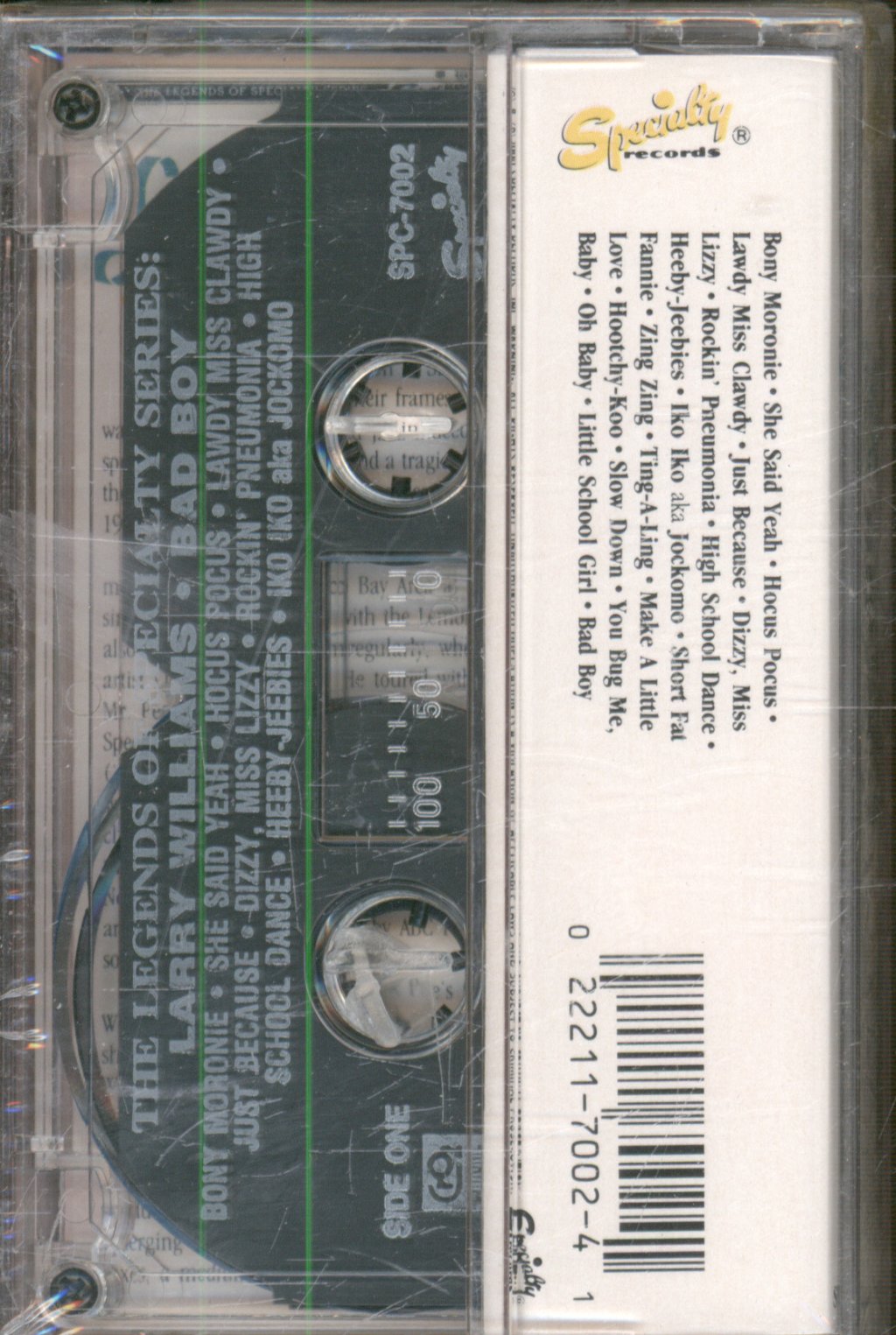 Larry Williams - Bad Boy - Cassette