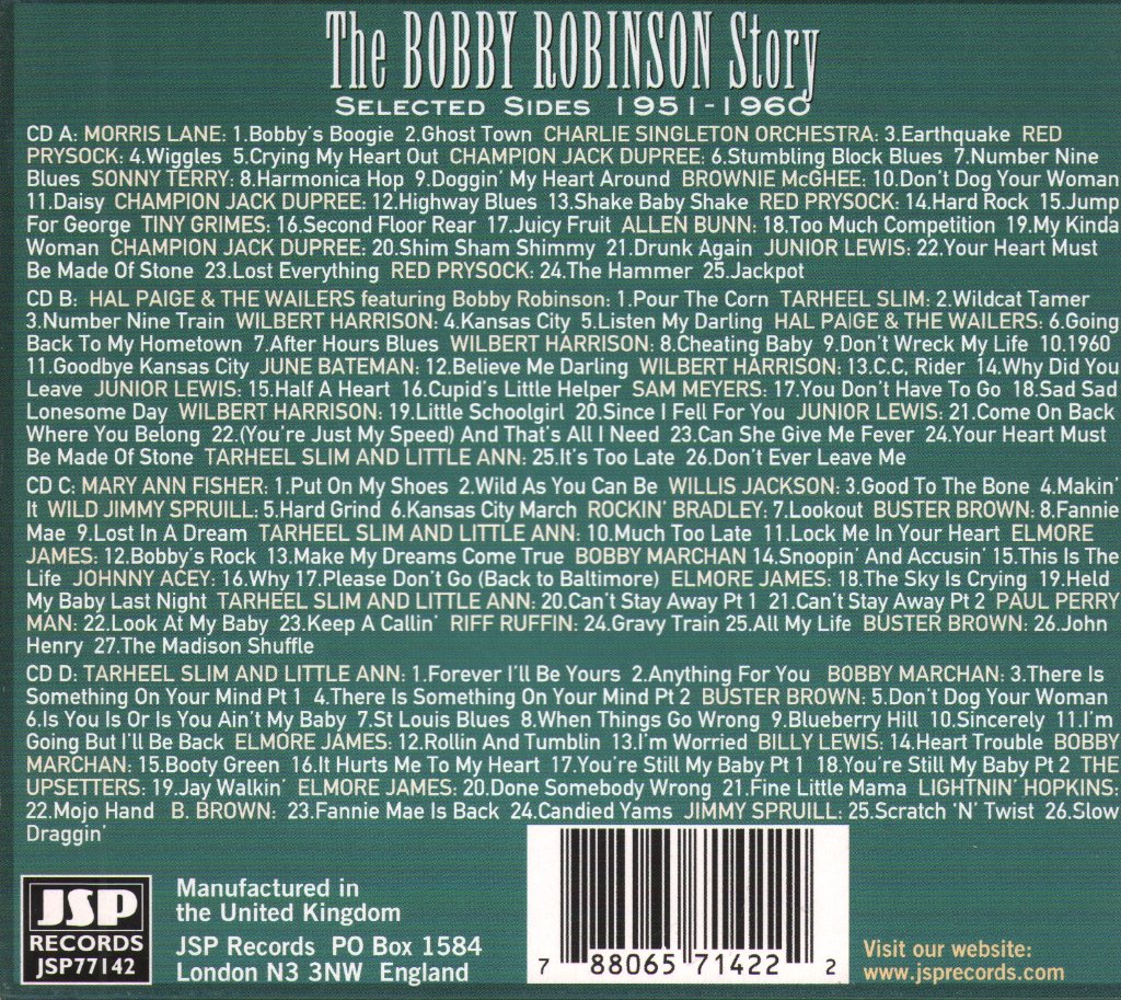 Various Artists - Bobby Robinson Story - Cd Set