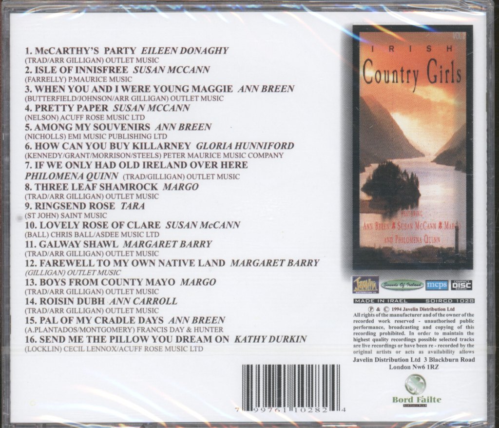 Various Artists - Irish Country Girls - Cd