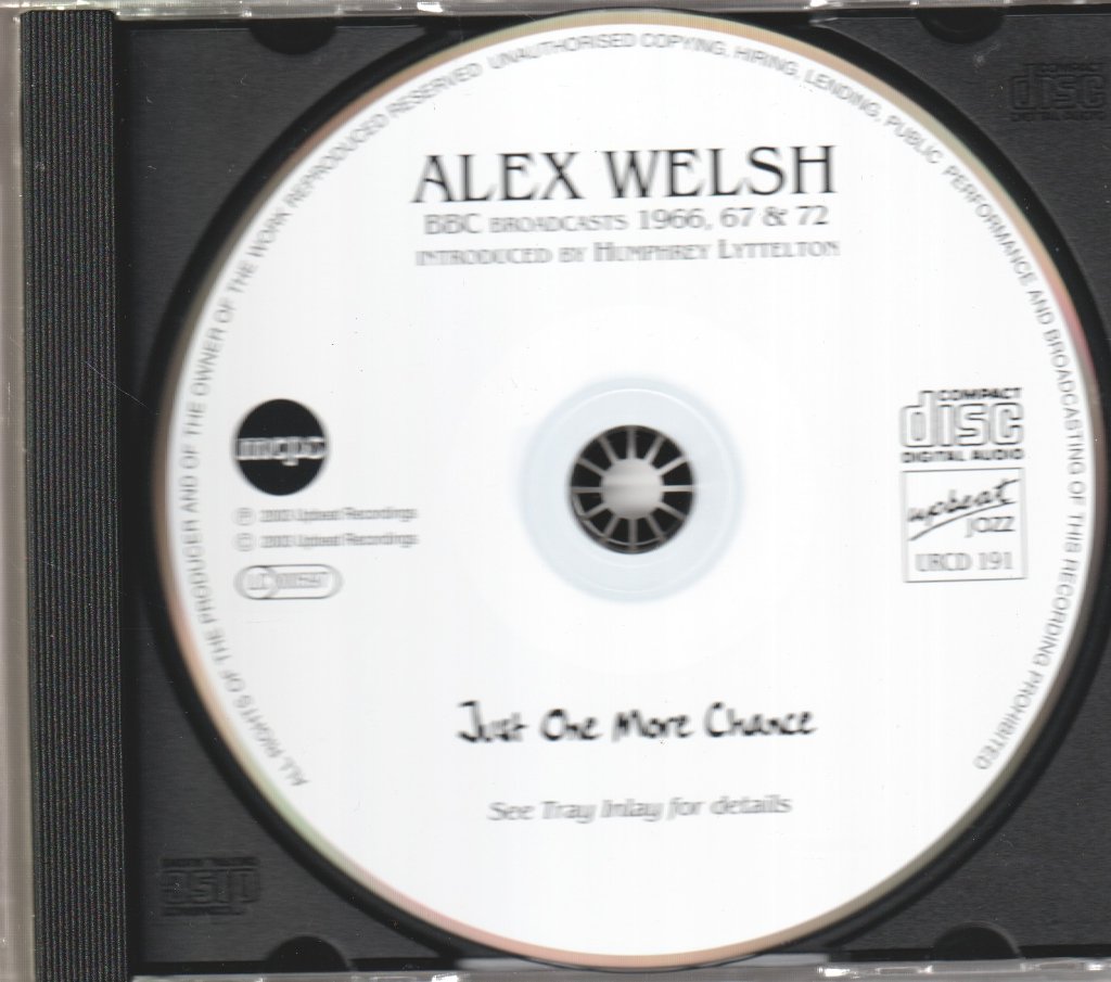 Alex Welsh - Just One More Chance - Cd