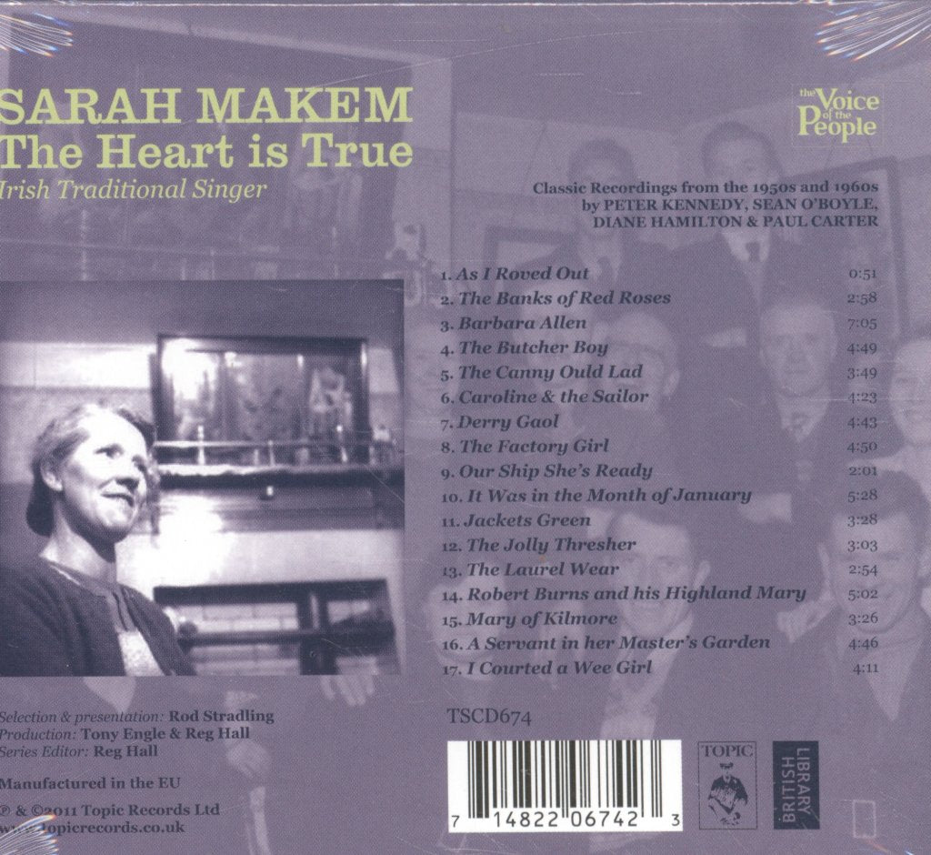 Sarah Makem - Heart Is True - Cd