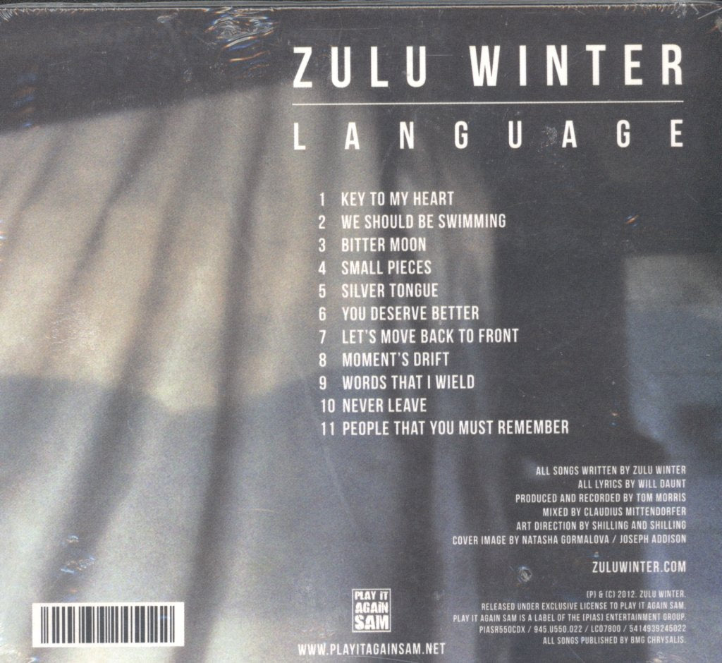 Zulu Winter - Language - Cd