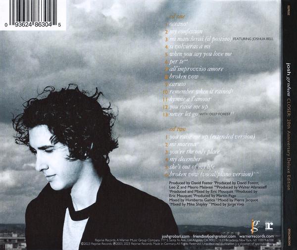 Josh Groban - Closer - Double Cd