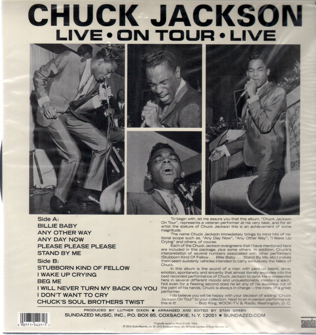 Chuck Jackson - On Tour - Lp