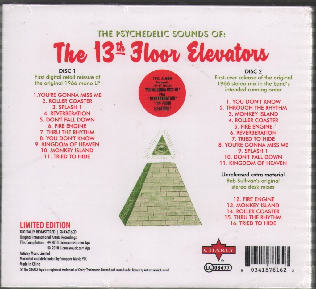 13th Floor Elevators - Psychedelic Sounds Of The 13th Floor Elevators - Cd Set