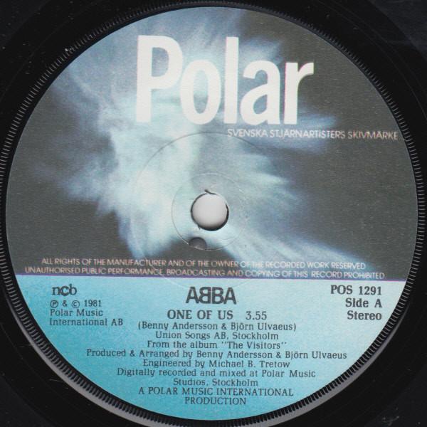 ABBA - One Of Us - 7 Inch