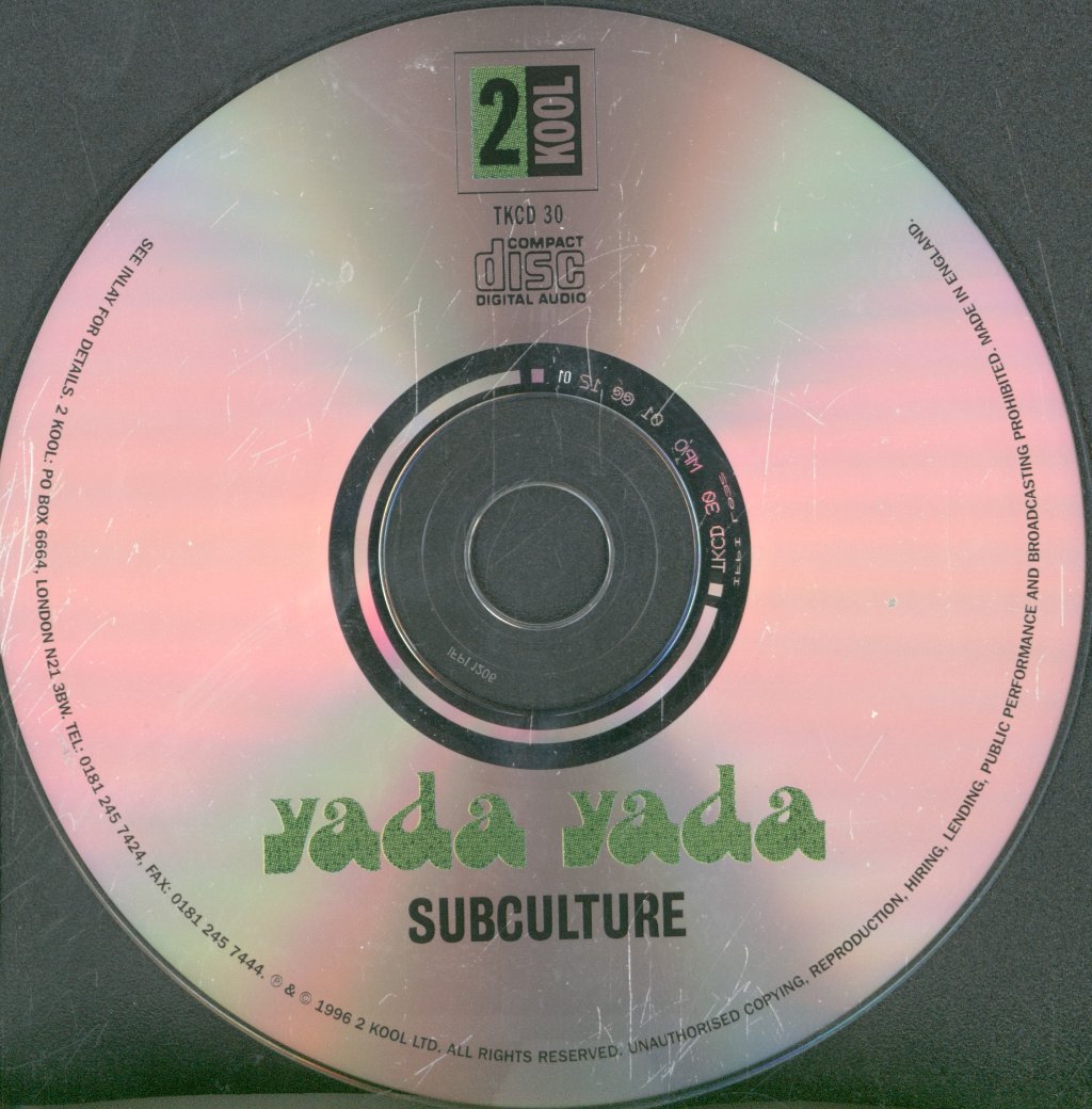 Yada Yada - Subculture - Cd