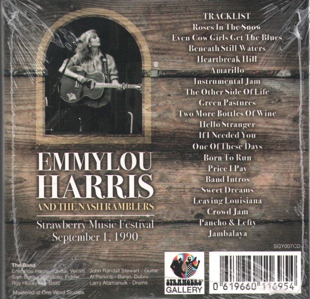 Emmylou Harris - Strawberry Music Festival, September 1, 1990 - Cd