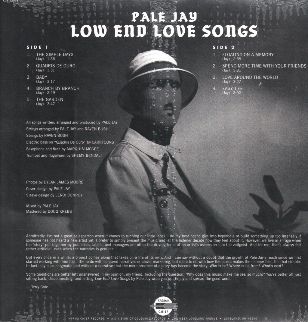 Pale Jay - Low End Love Songs - Lp