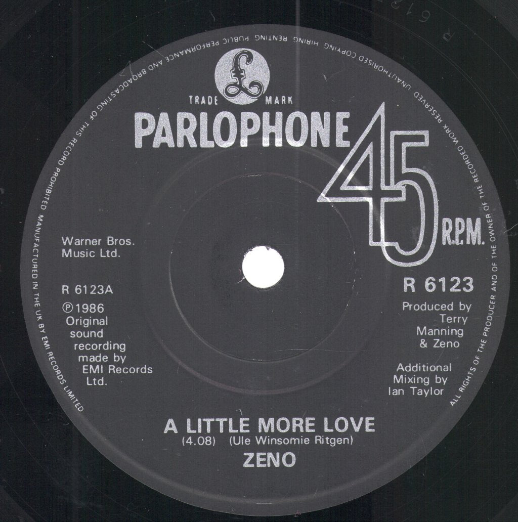 Zeno - A Little More Love - 7 Inch