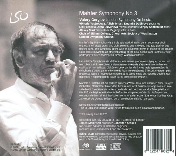 Valery Gergiev, London Symphony Orchestra - Mozart - Symphony No 8 - Cd