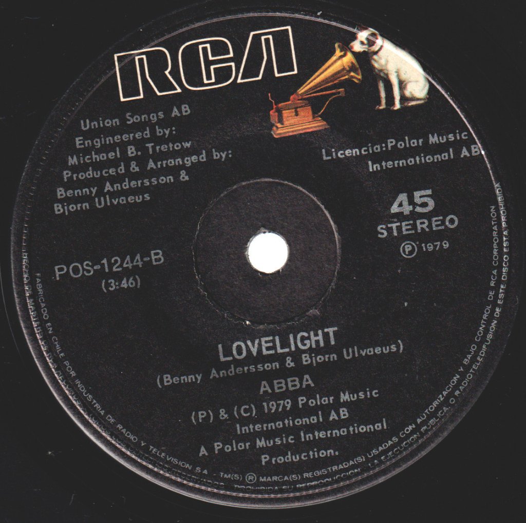 ABBA - Chiquitita / Lovelight - 7 Inch