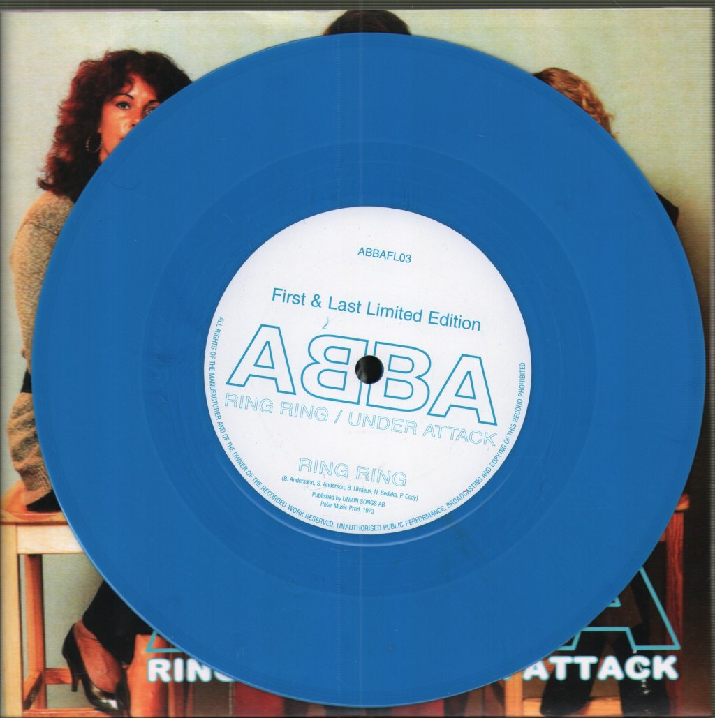 ABBA - Ring Ring / Under Attack - 7 Inch